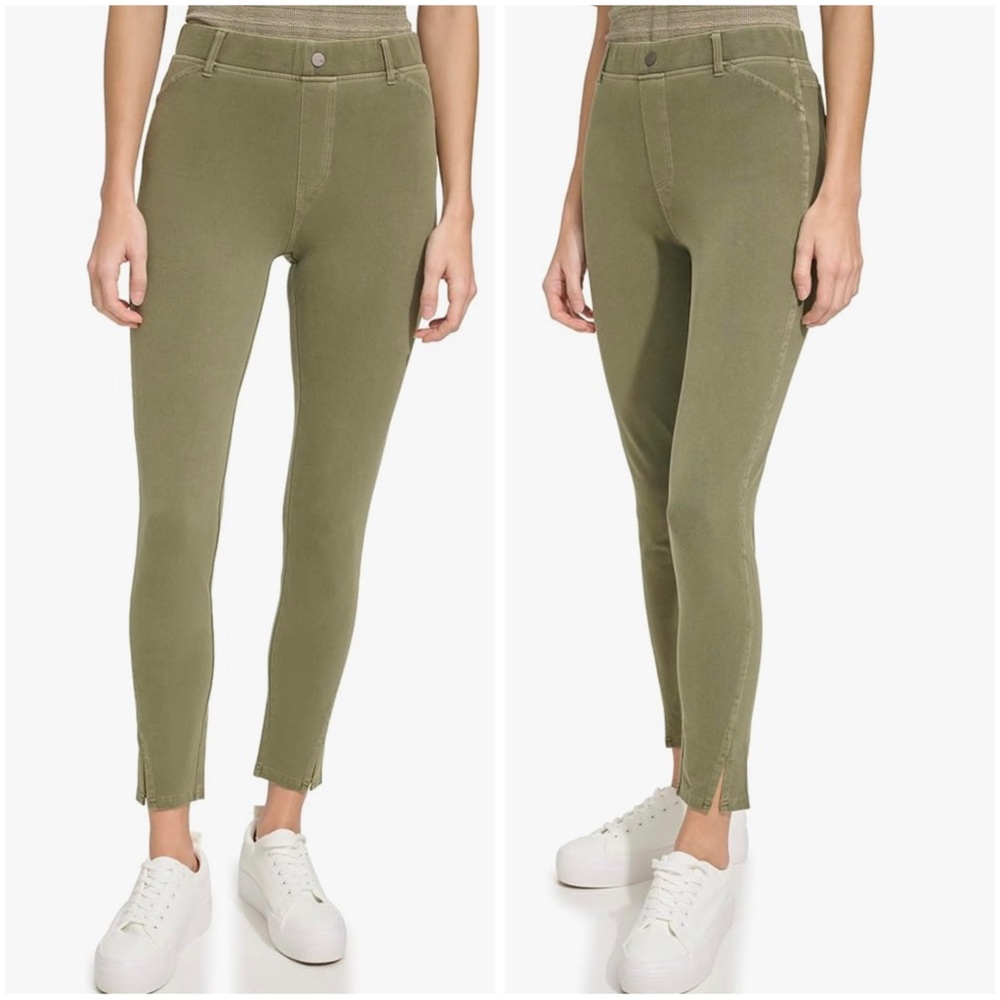 Andrew Marc NWT Olive Green High-Rise 7/8 Legging Pants